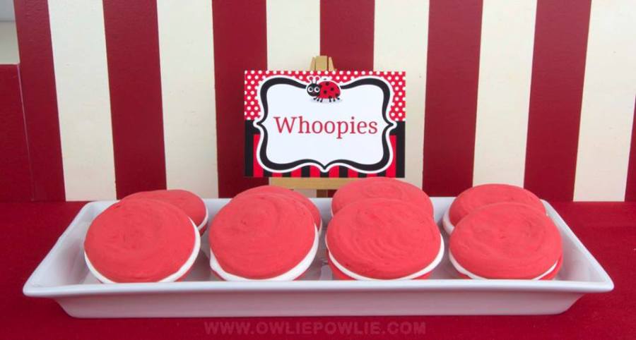 Ladybug-Spots-and-Stripes-Birthday-Party-Whoopies