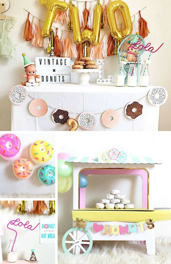 Vintage and Donuts Party