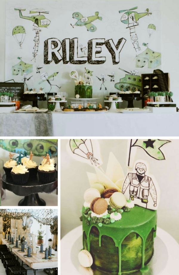 Camo Military Birthday Inspiration Birthday Party