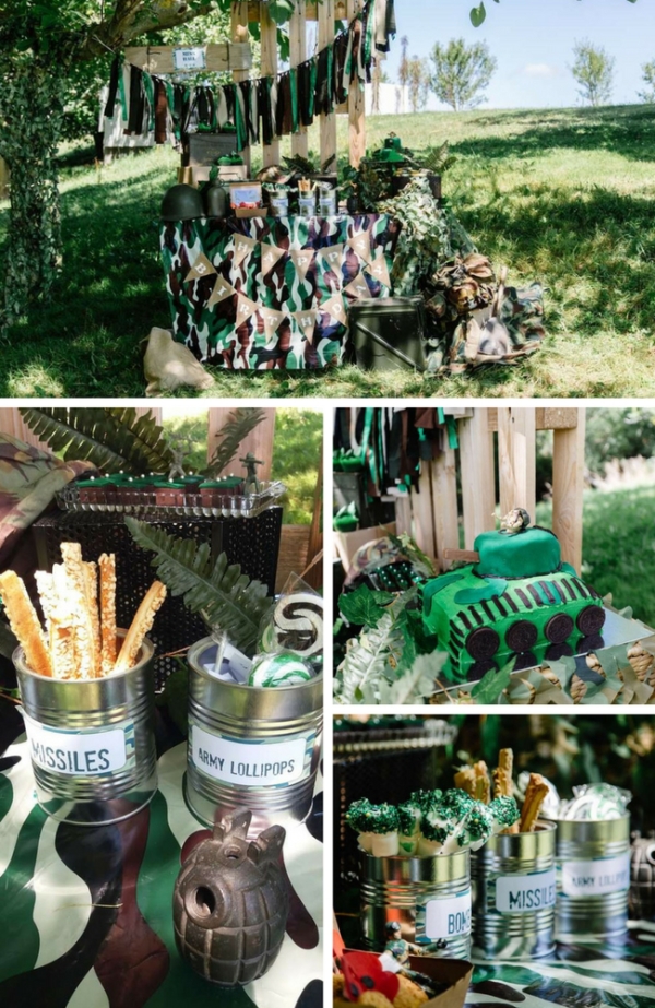 Camo Military Birthday Inspiration Birthday Party