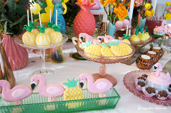 tropical flamingo party