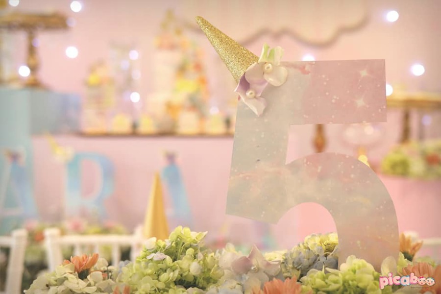 magical unicorns birthday for 5