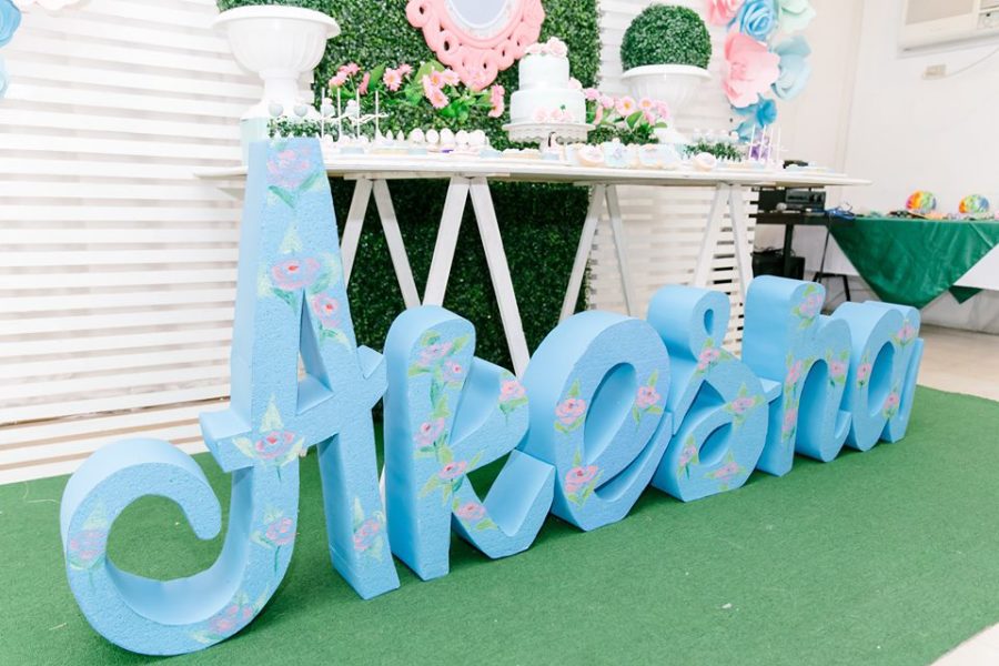 Garden Adventure Party name decor