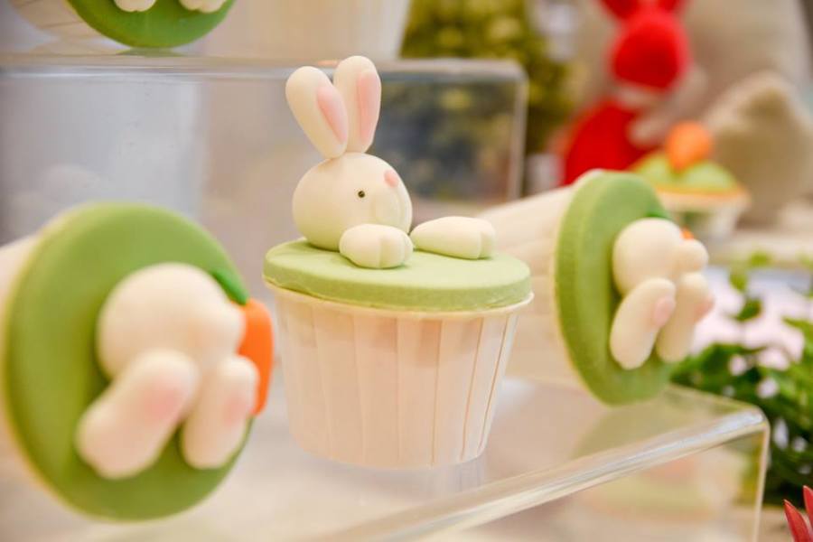 bunny cupcakes