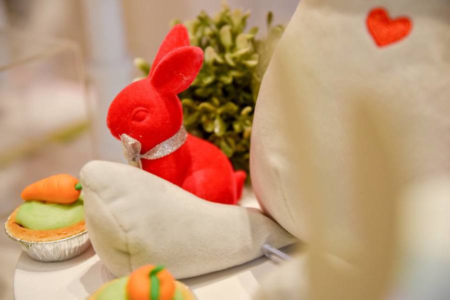 rabbit party decor