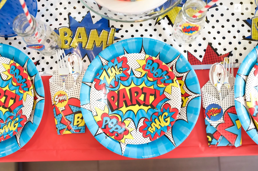 superhero party supplies