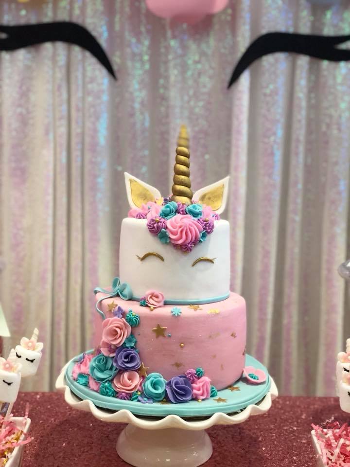 unicorn party cake