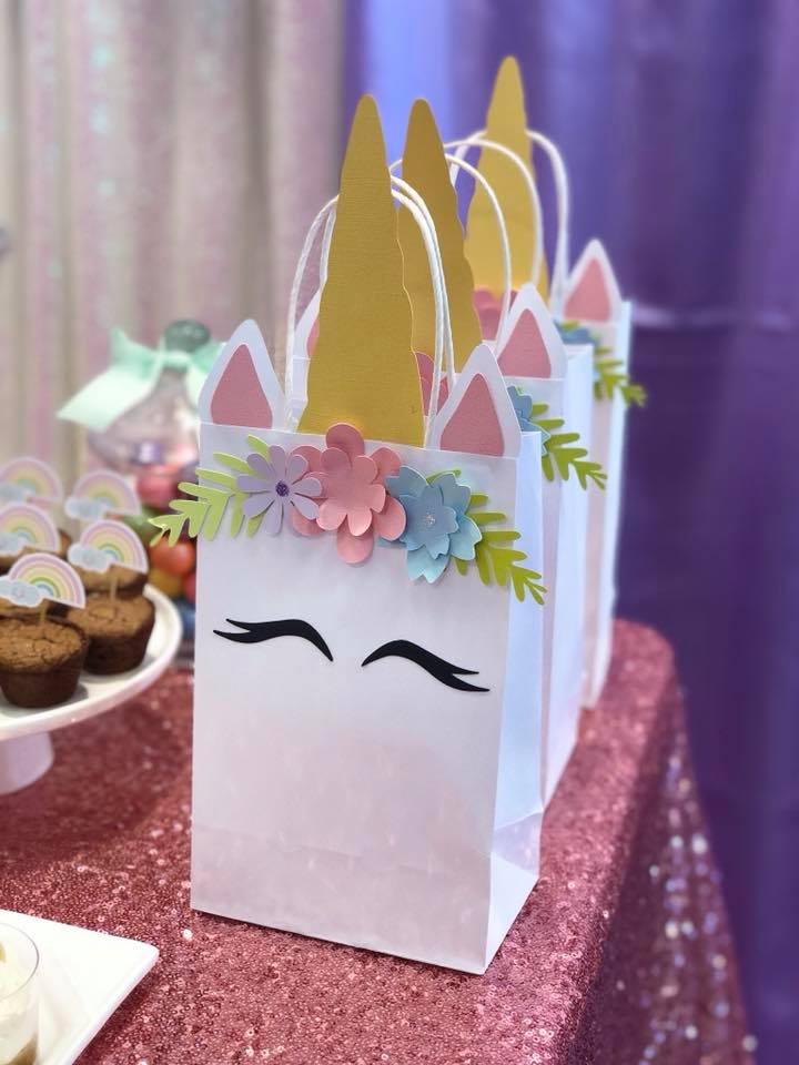 unicorn party favor bags