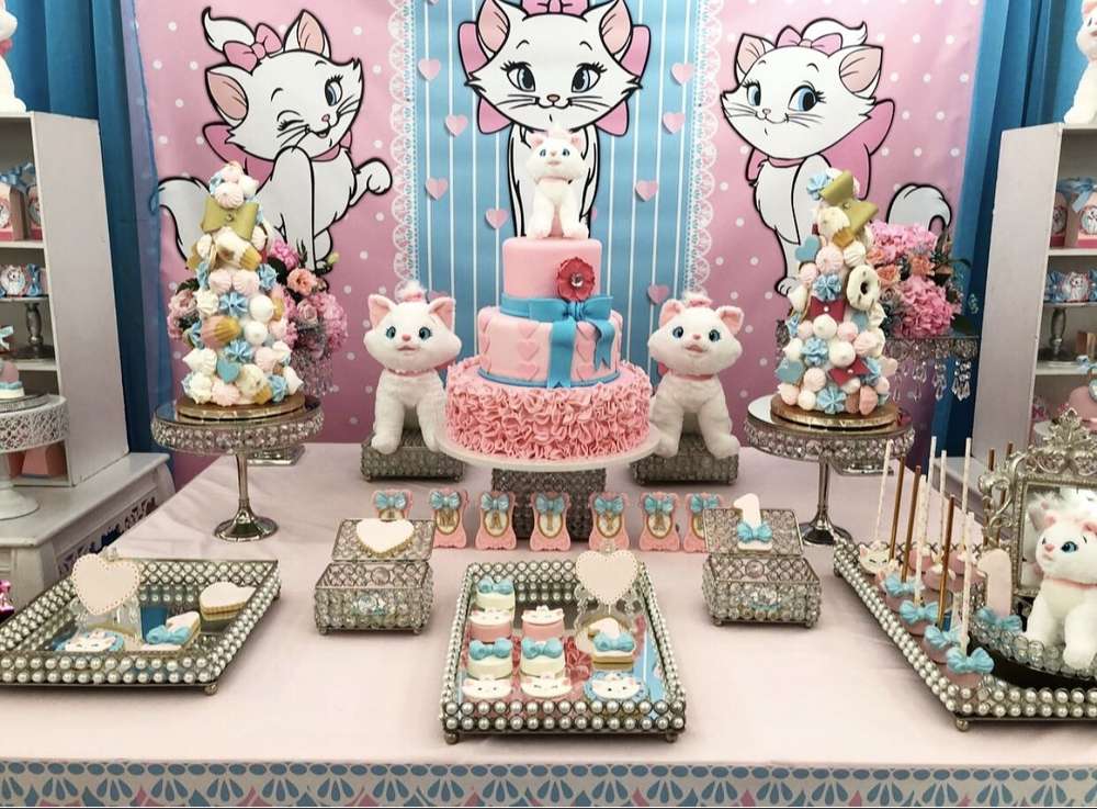 Aristocats Pretty Kitty Birthday Party - Birthday Party Ideas for Kids