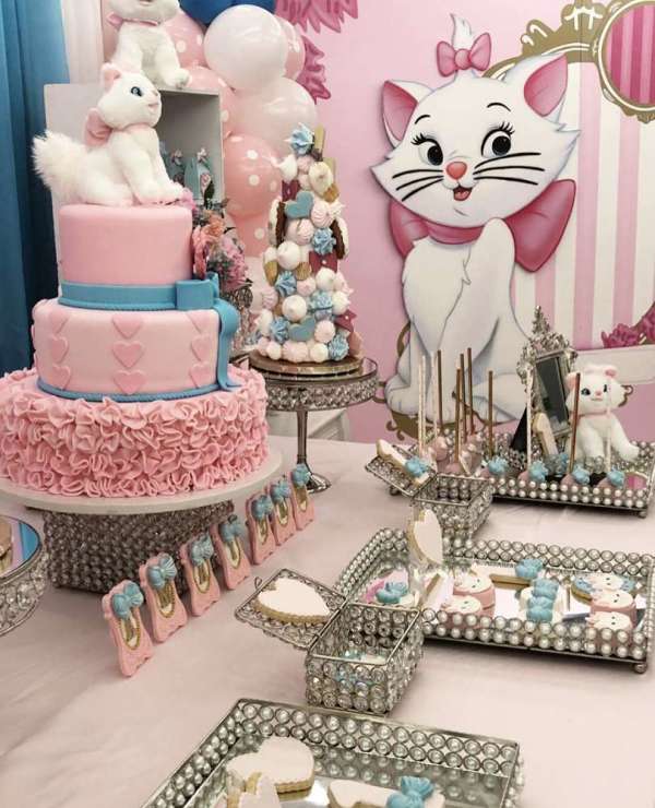 Aristocats Pretty Kitty Birthday Party - Birthday Party Ideas for Kids