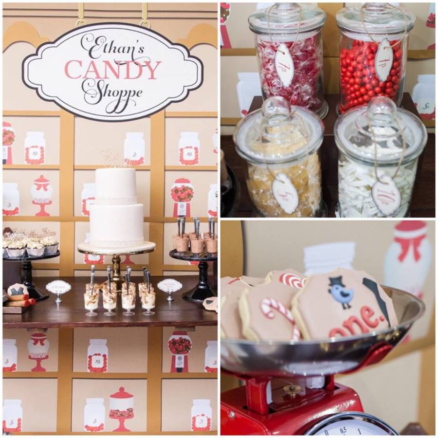 Vintage Candy Shoppe First Birthday sweets