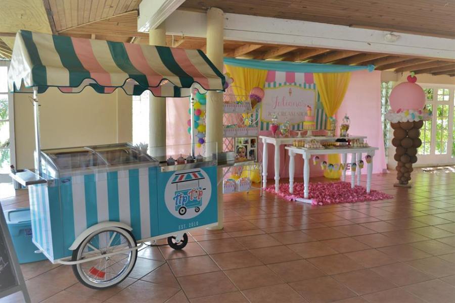 ice cream party van