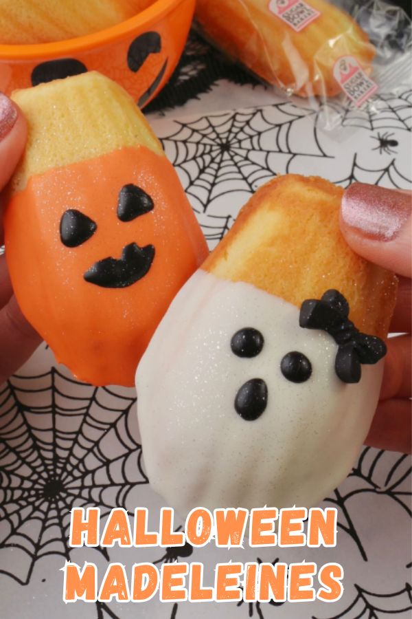 Easy Halloween inspired Madeleines