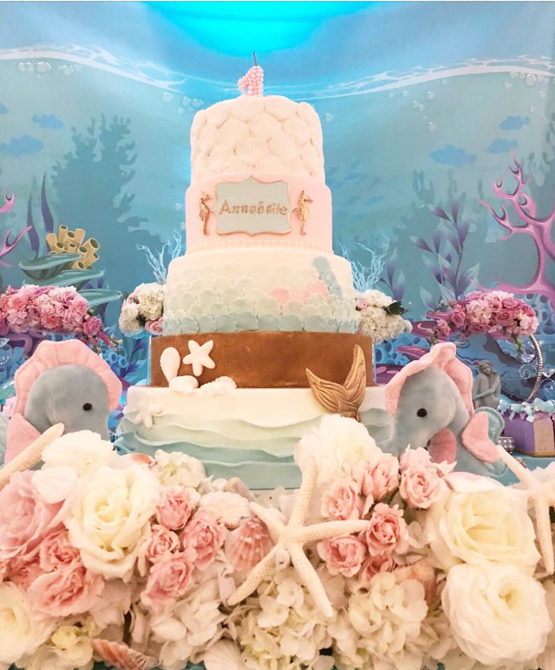 mermaid party cake