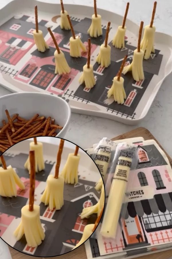witches broomstick snack