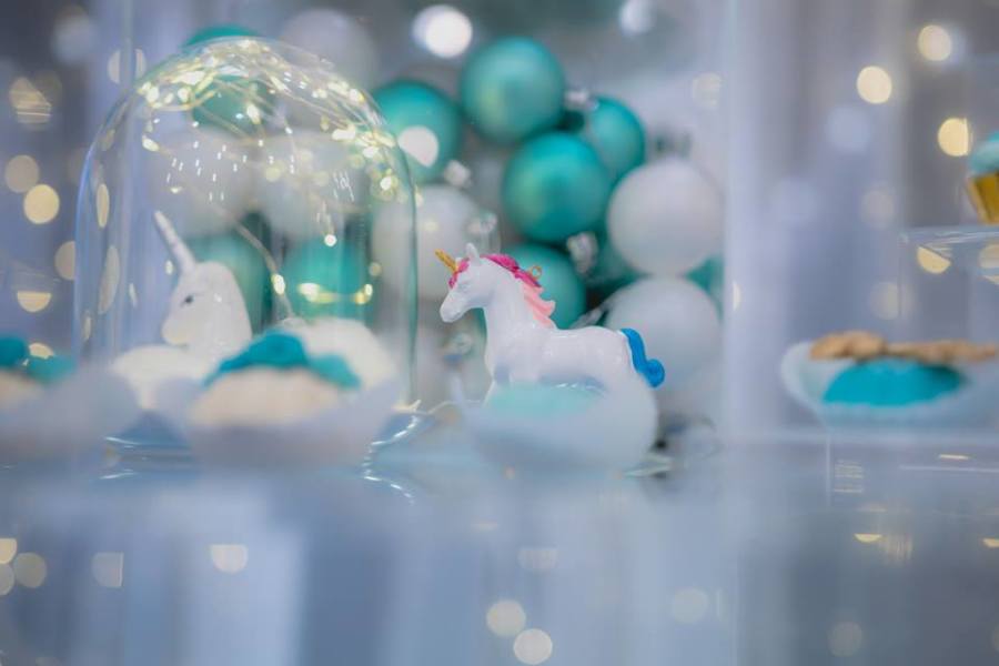 Pastel Blue Unicorn Party decor