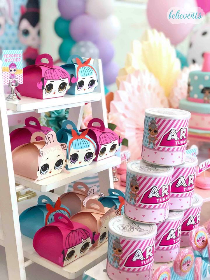 dolls party boxes