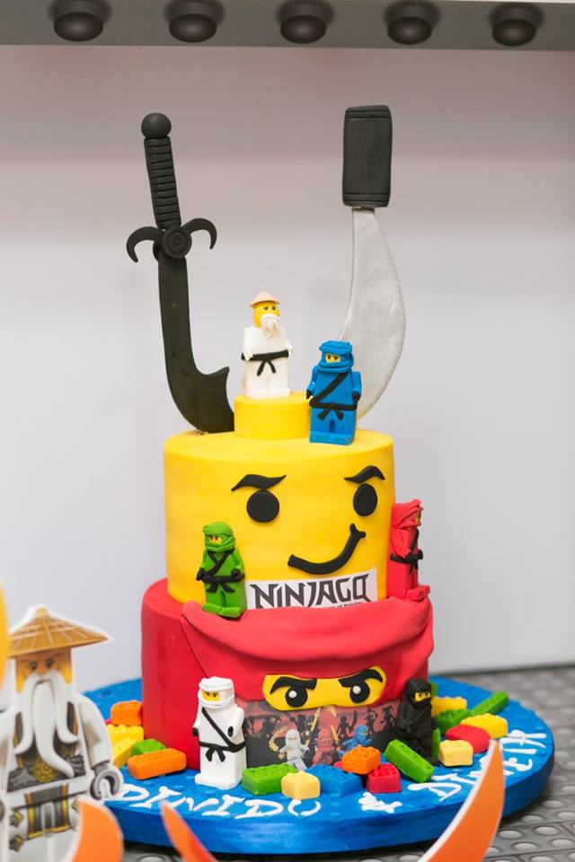ninjago party extrodinary cake