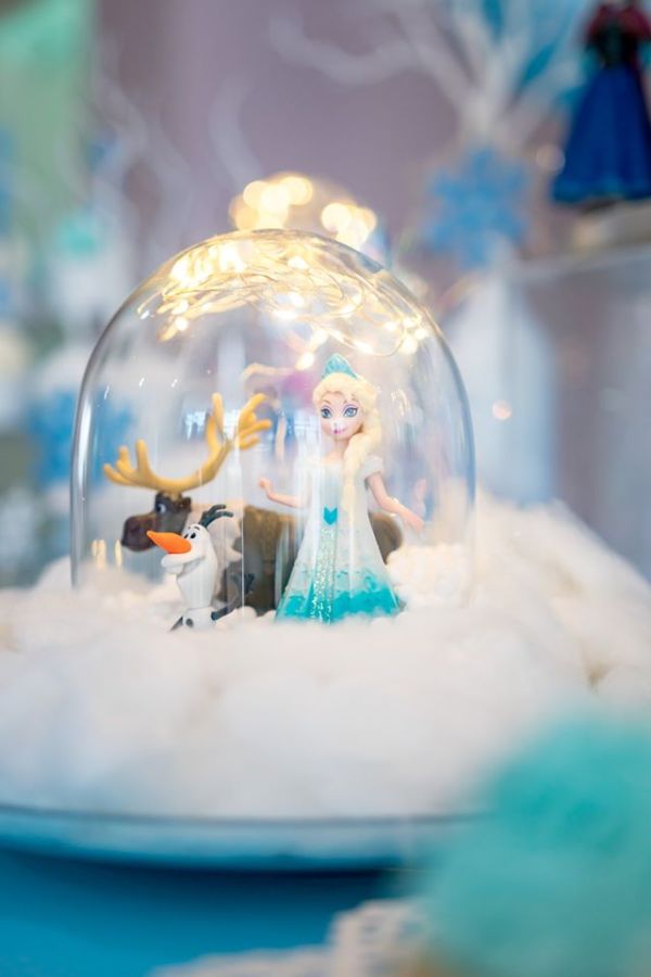 Olaf and Elsa figurines