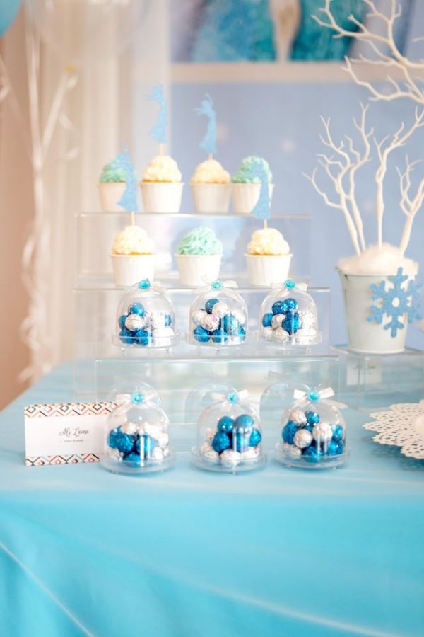 blue and silver treats