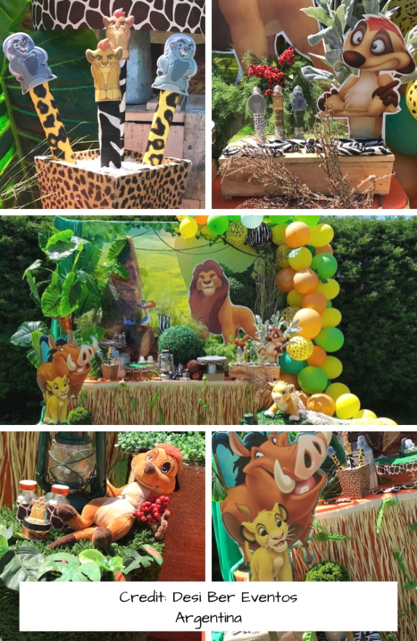 Lion King birthday party with Lion Guard