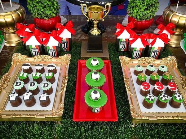 treats and sweets gold trophy and green theme