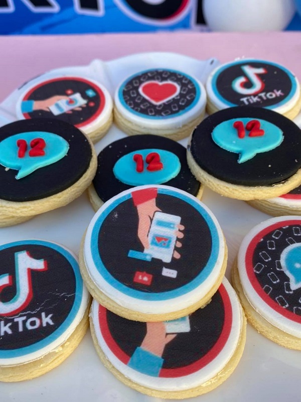 Tiktok Themed Cookies - cookie ideas