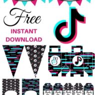 Free-Tiktok-Party-Printable-