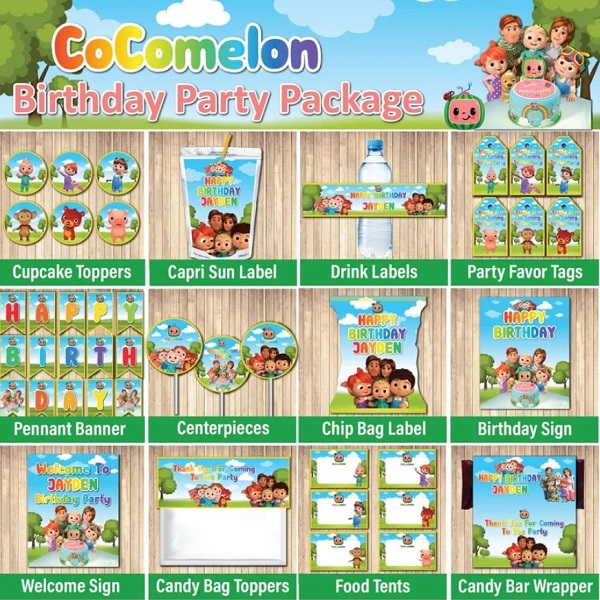 cocomelon birthday party package