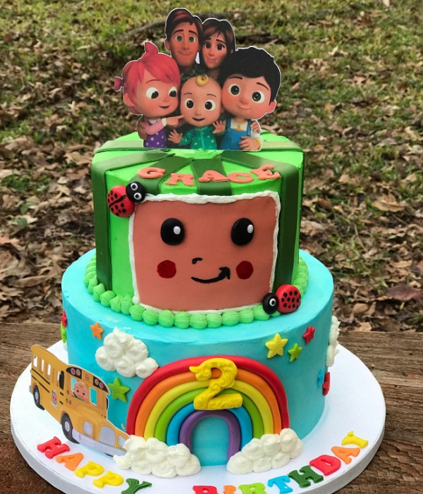 cocomelon cake for second birthday