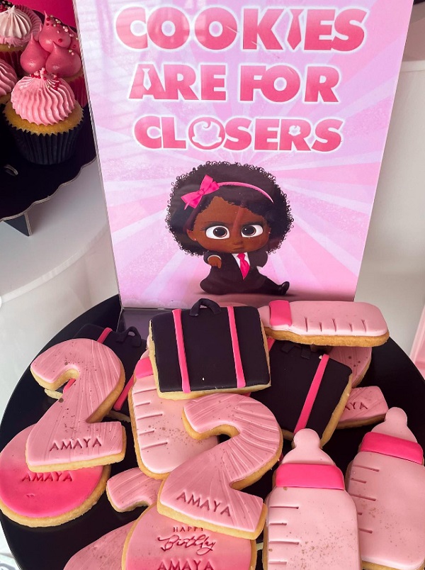 cookies are for closers sign for baby boss girl