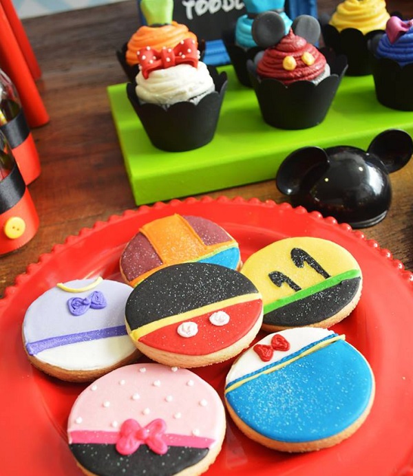 Mickey Mouse clubhouse birthday theme cookies