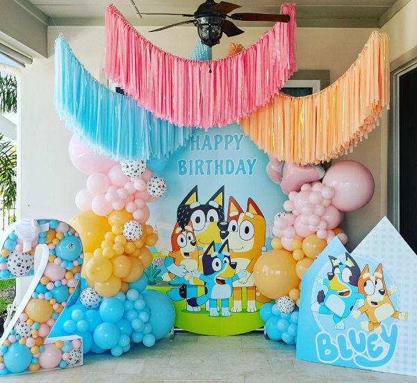 bluey birthday decorations