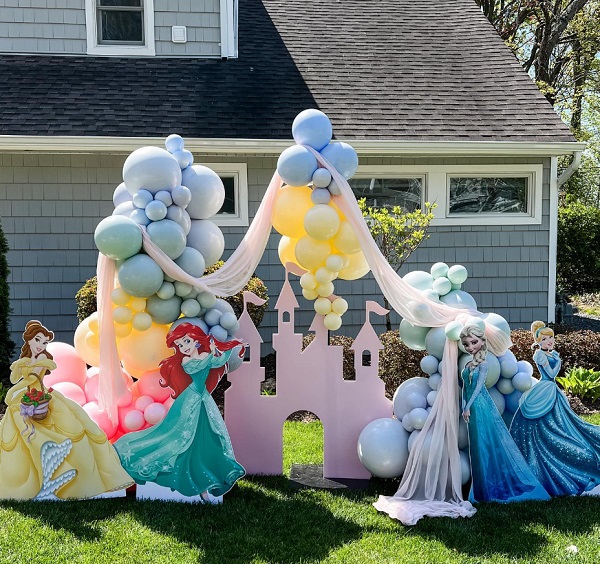 dreamy disney princess balloon decorations