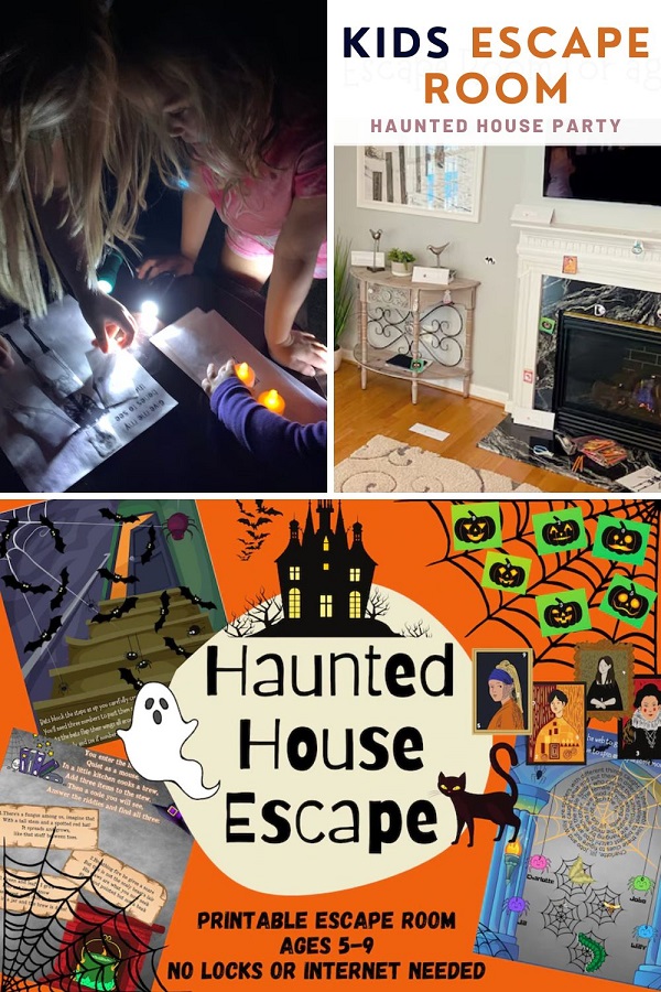 haunted house halloween Kids Escape Room