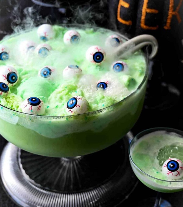 witches brew green punch