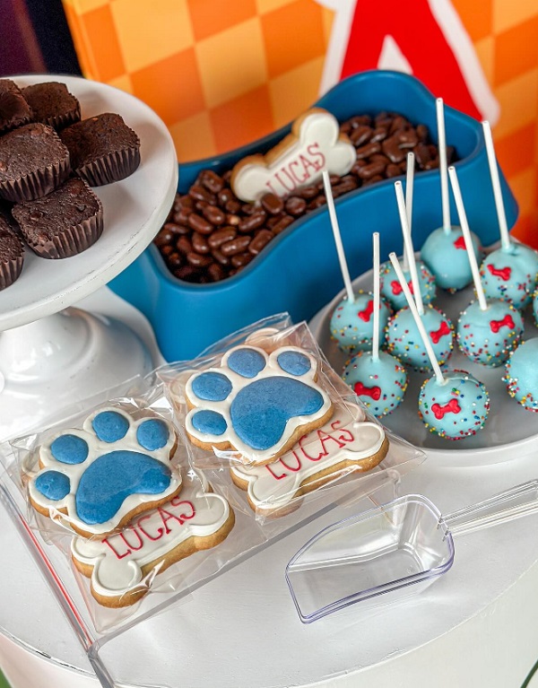 paw patrol themed treat and snacks