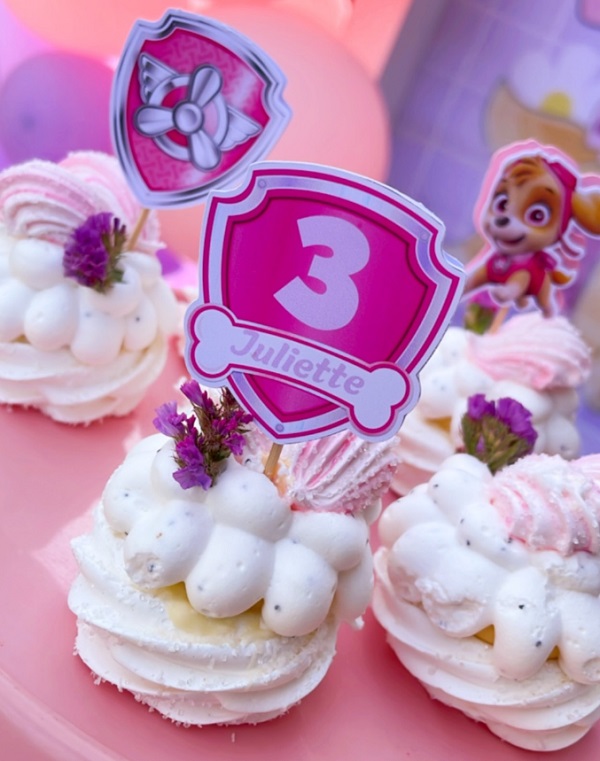 pink paw patrol treat toppers