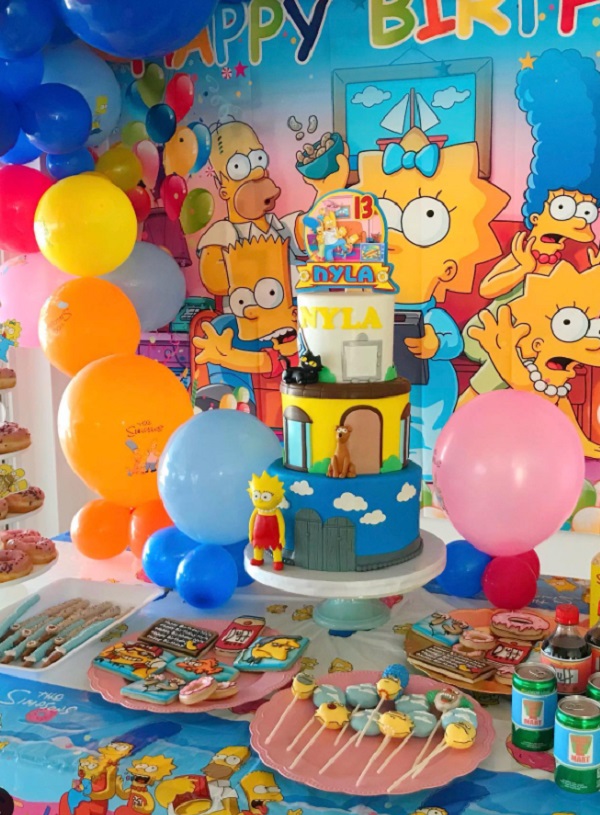 13th birthday the simpsons theme