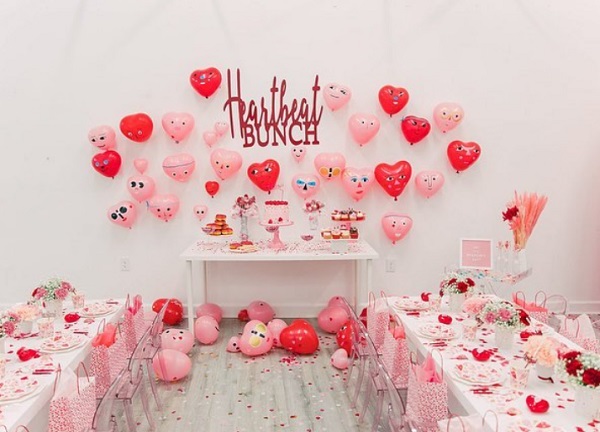 sweet heartbeat valentines party decors