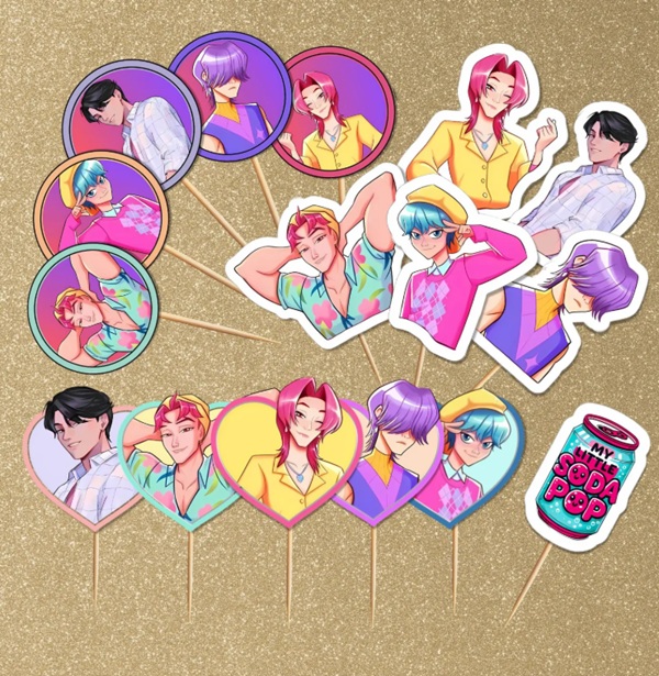 Printable K-Pop Demon Hunters Party Decorations