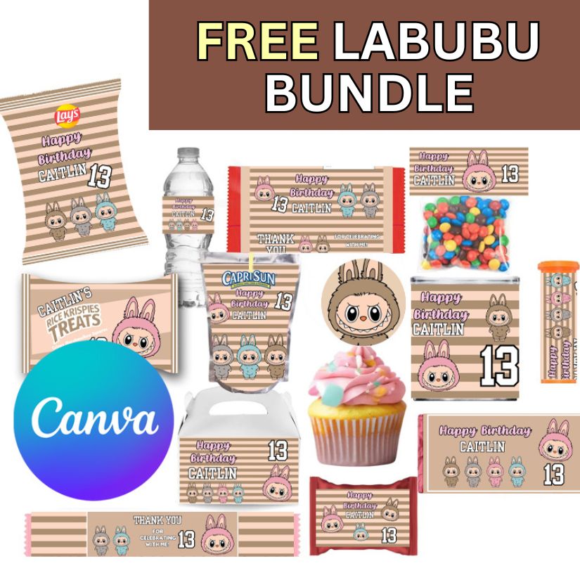 free labubu favor bundle party printable