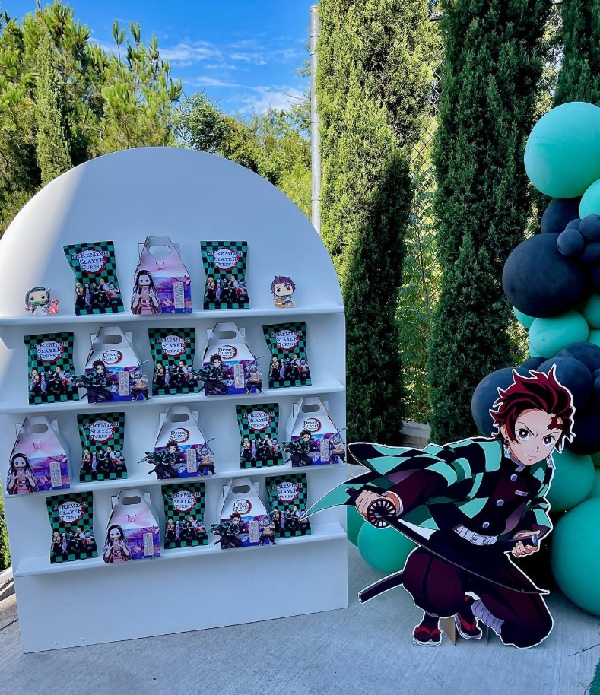 demon slayer party favor station