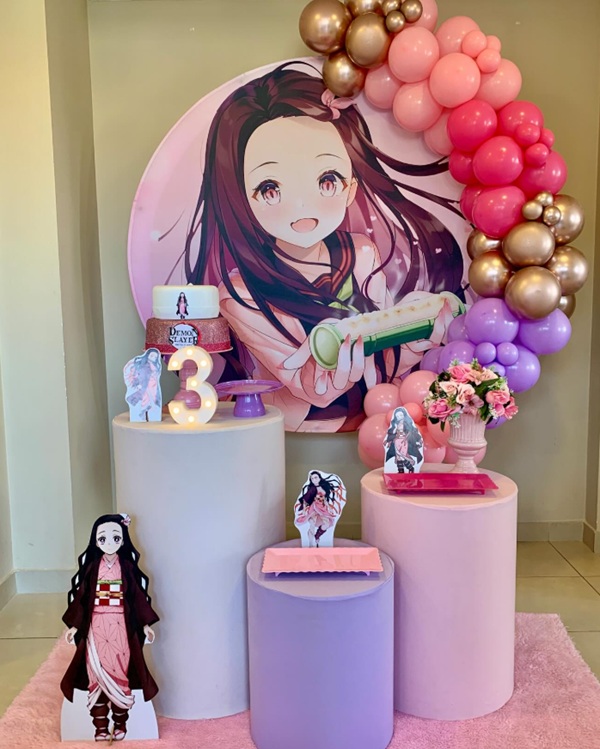 girl demon slayer nezuko birthday theme