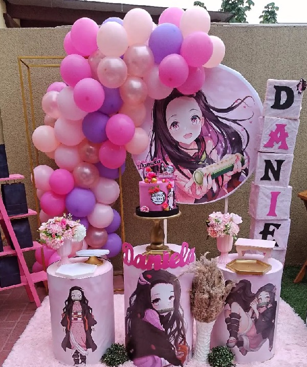 nezuko demon slayer party