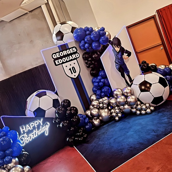 blue lock party balloons