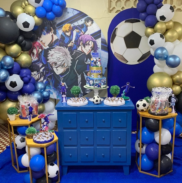 football soccer anime blue lock party decorations balloons