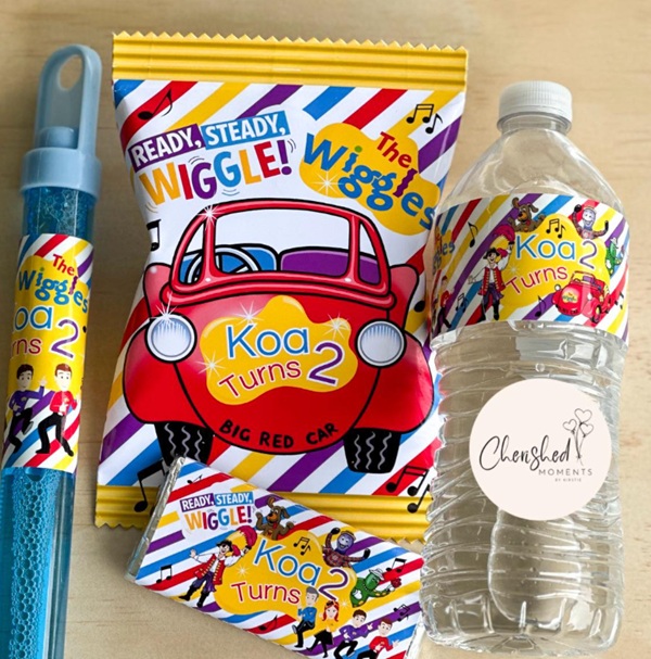 Wiggles theme favors