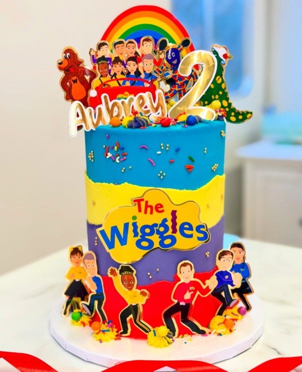 wiggles 2nd birthday cake