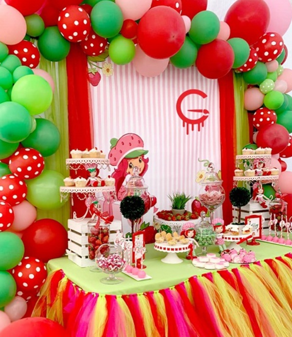 Adventurous Strawberry Shortcake Party